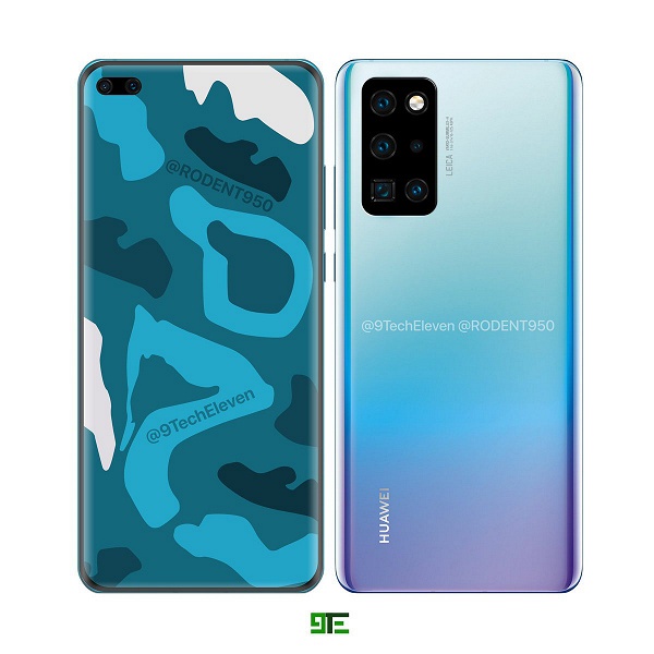 Huawei P40 и Huawei P40 Pro на первых качественных изображениях