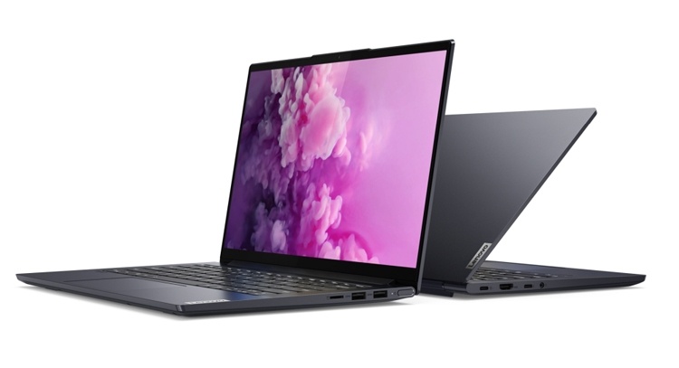 Ноутбук Lenovo Yoga Slim 7 получил версии с чипами AMD и Intel
