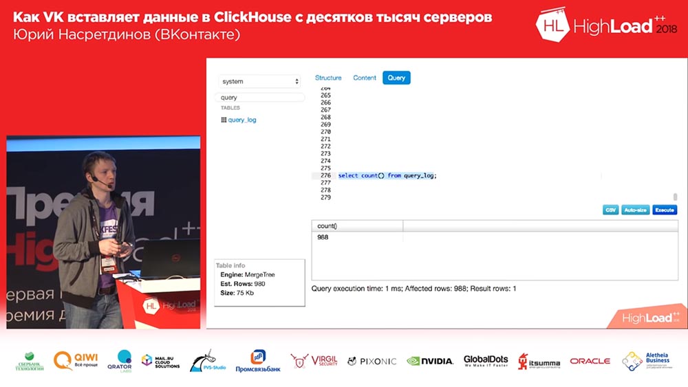 HighLoad++, Юрий Насретдинов (ВКонтакте): как VK вставляет данные в ClickHouse с десятков тысяч серверов - 37