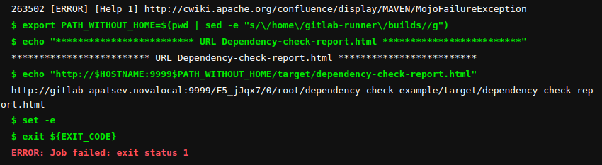 Использование сканера уязвимостей в используемых библиотеках Dependency-Check в GitlabCI - 1