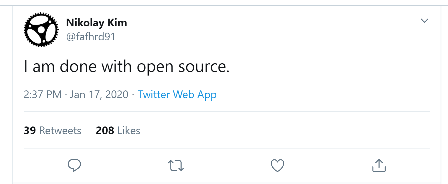 Неблагодарный opensource: разработчик самого быстрого веб сервера по версии techempower удалил его репозиторий - 2