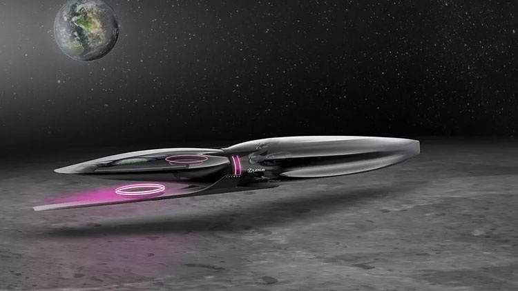 Lexus предложила 7 нереальных транспортных средств для Луны
