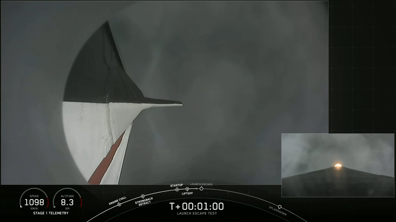SpaceX успешно провела испытание системы спасения корабля Crew Dragon - 19