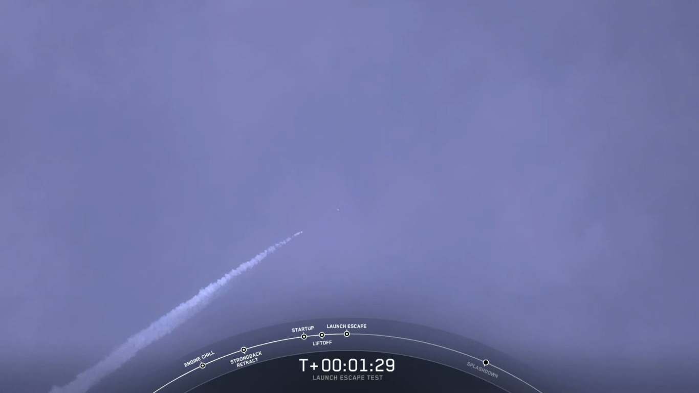 SpaceX успешно провела испытание системы спасения корабля Crew Dragon - 21