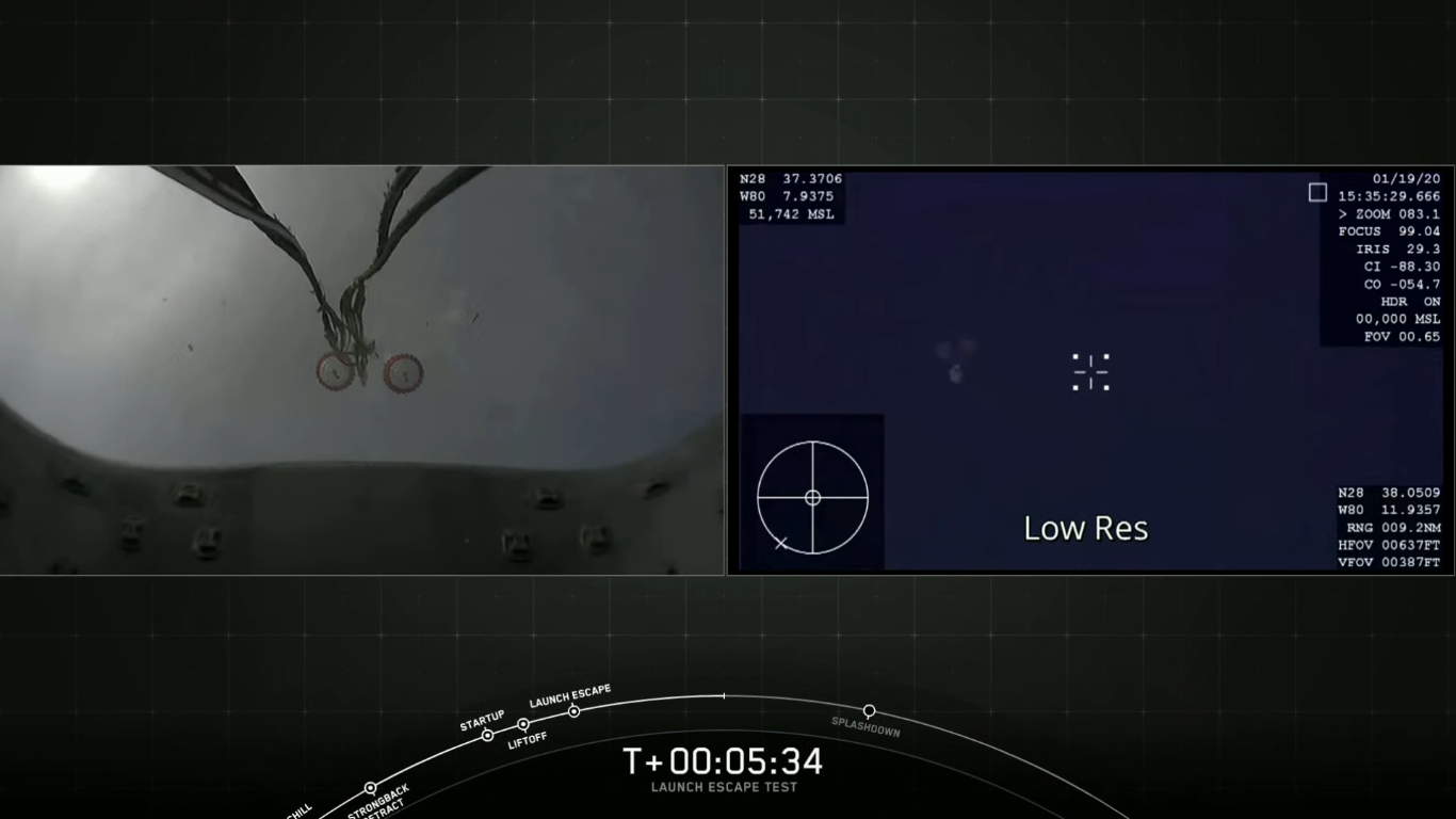 SpaceX успешно провела испытание системы спасения корабля Crew Dragon - 31