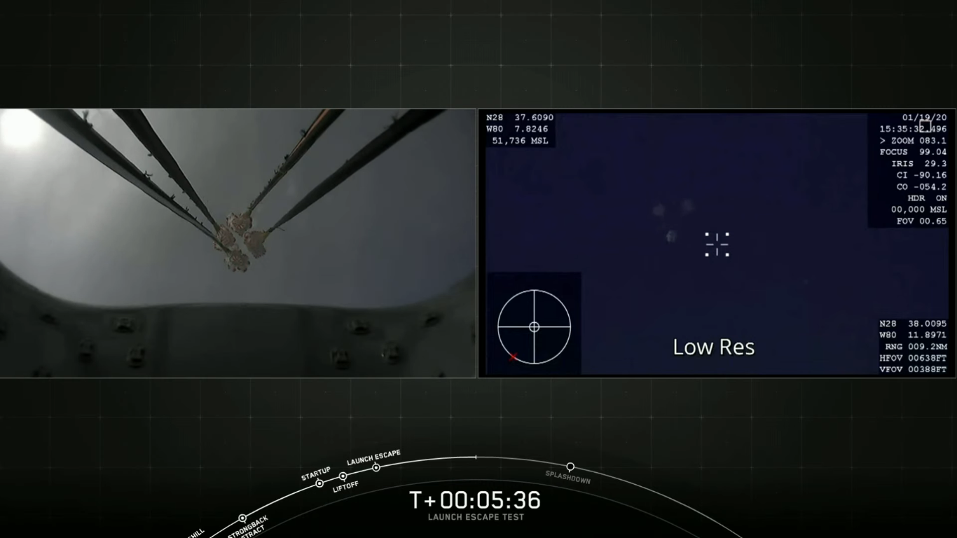 SpaceX успешно провела испытание системы спасения корабля Crew Dragon - 32