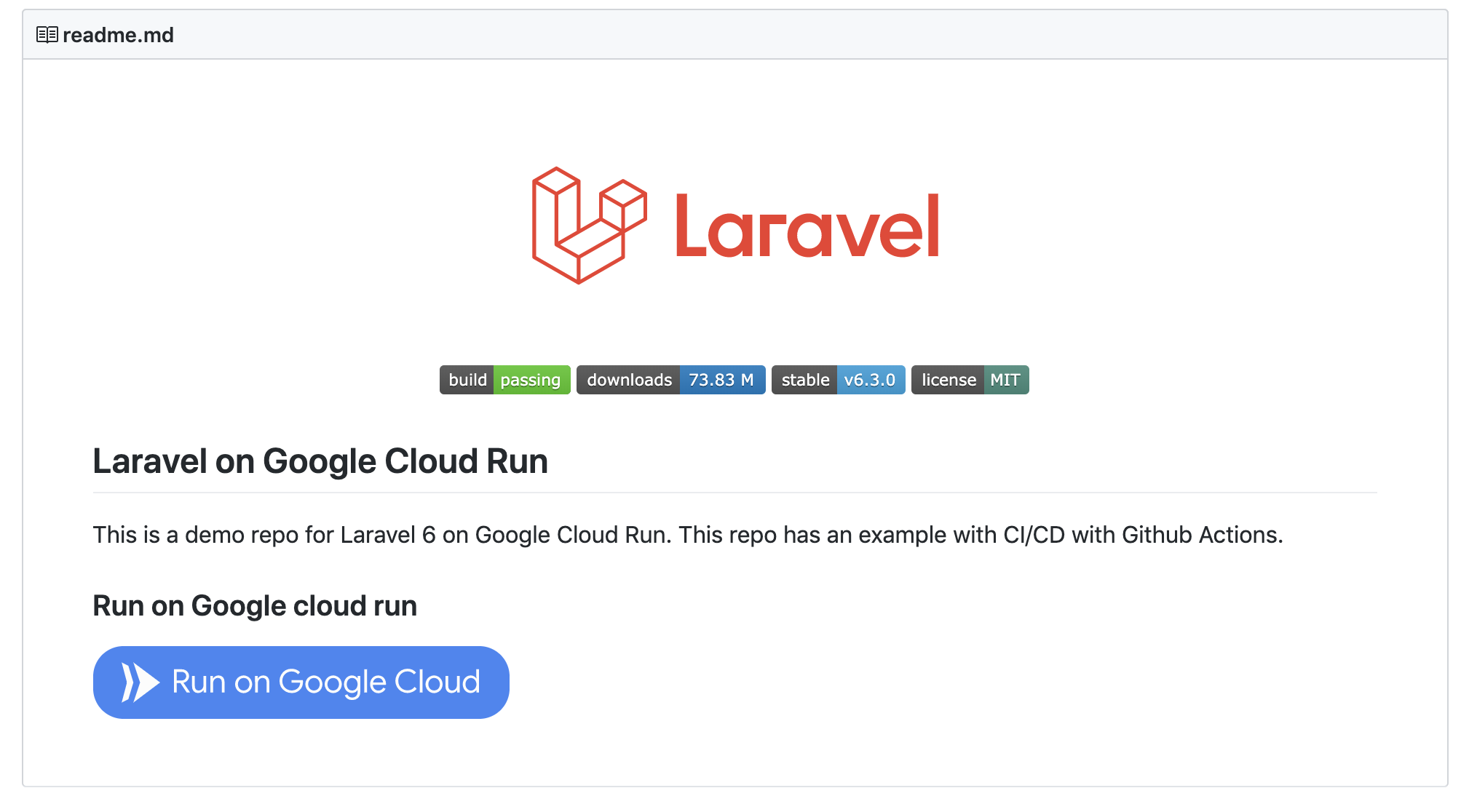 Пошаговое руководство по настройке Laravel 6 в Google Cloud Run с непрерывной интеграцией - 9