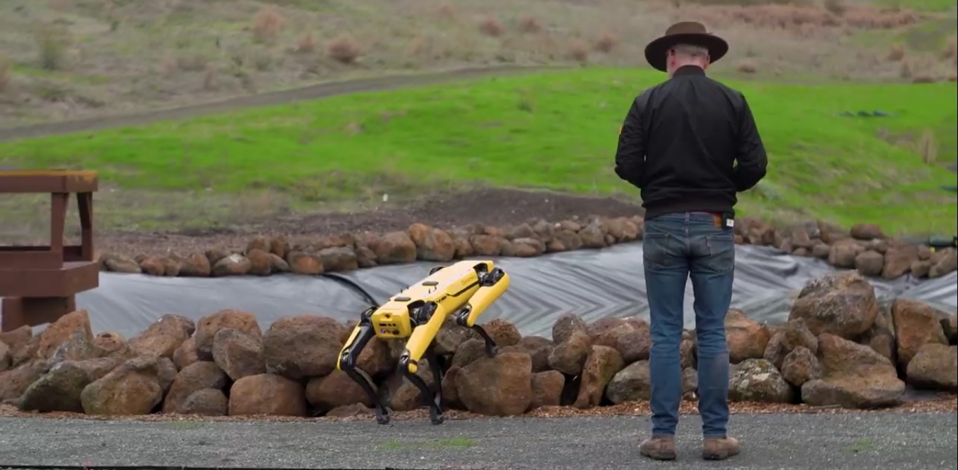 Адам Севидж начал годовое тестирование робота Boston Dynamics Spot на YouTube-канале Tested - 10