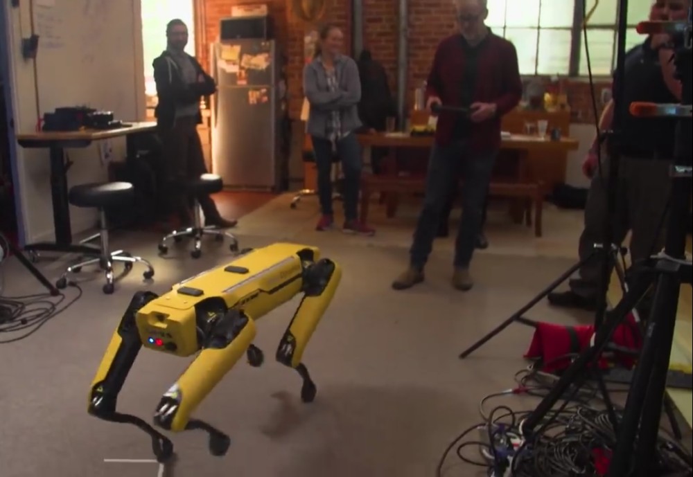 Адам Севидж начал годовое тестирование робота Boston Dynamics Spot на YouTube-канале Tested - 6