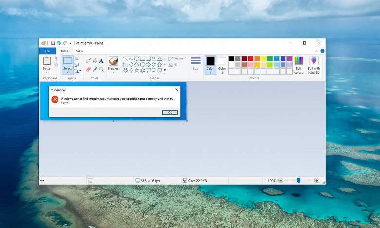 Microsoft позволит убрать Paint из Windows 10
