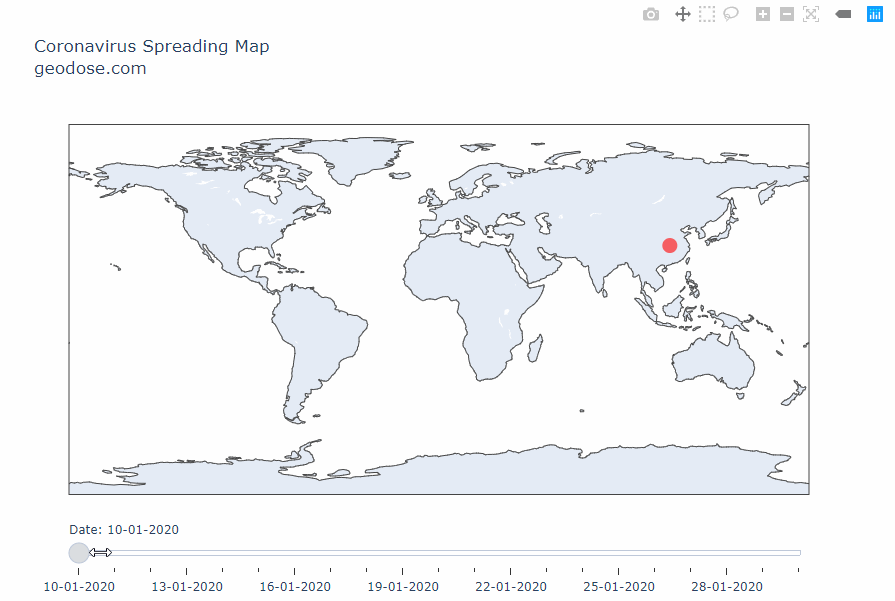 Разработка интерактивной карты распространения коронавируса типа 2019-nCoV на Python - 1