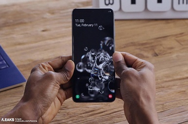 Samsung Galaxy S20, S20+ и S20 Ultra на фото и видео в руках за считанные часы до анонса