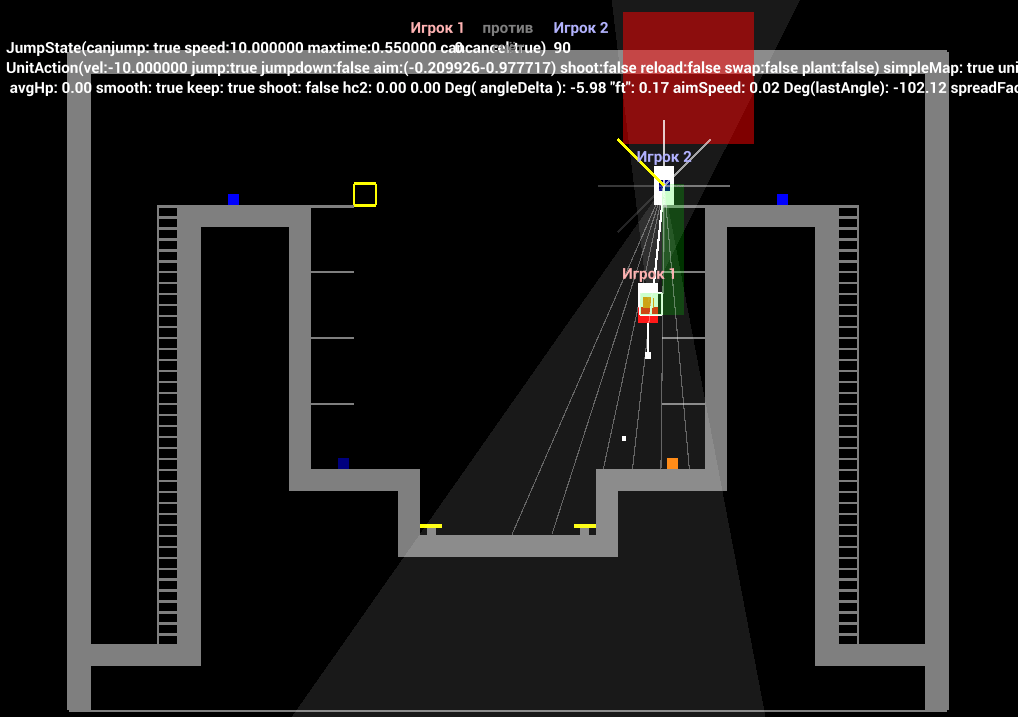 Мой бот для Russian AI Cup 2019 - 3 Мой бот для Russian AI Cup 2019 - 3