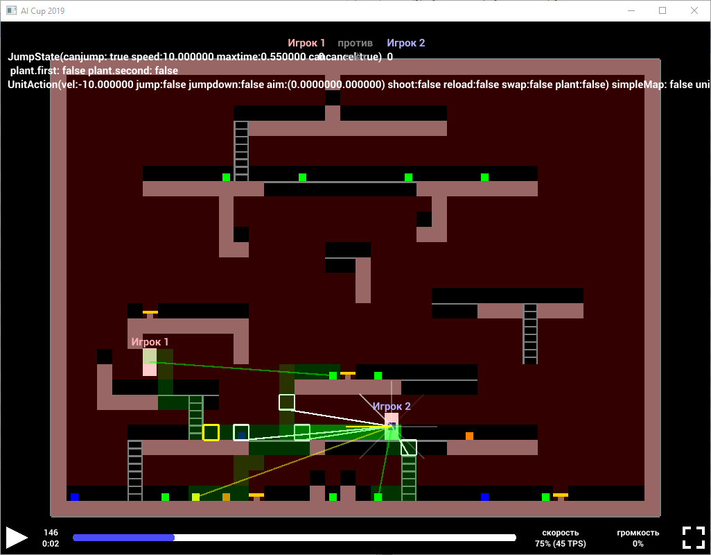 Мой бот для Russian AI Cup 2019 - 4 Мой бот для Russian AI Cup 2019 - 4