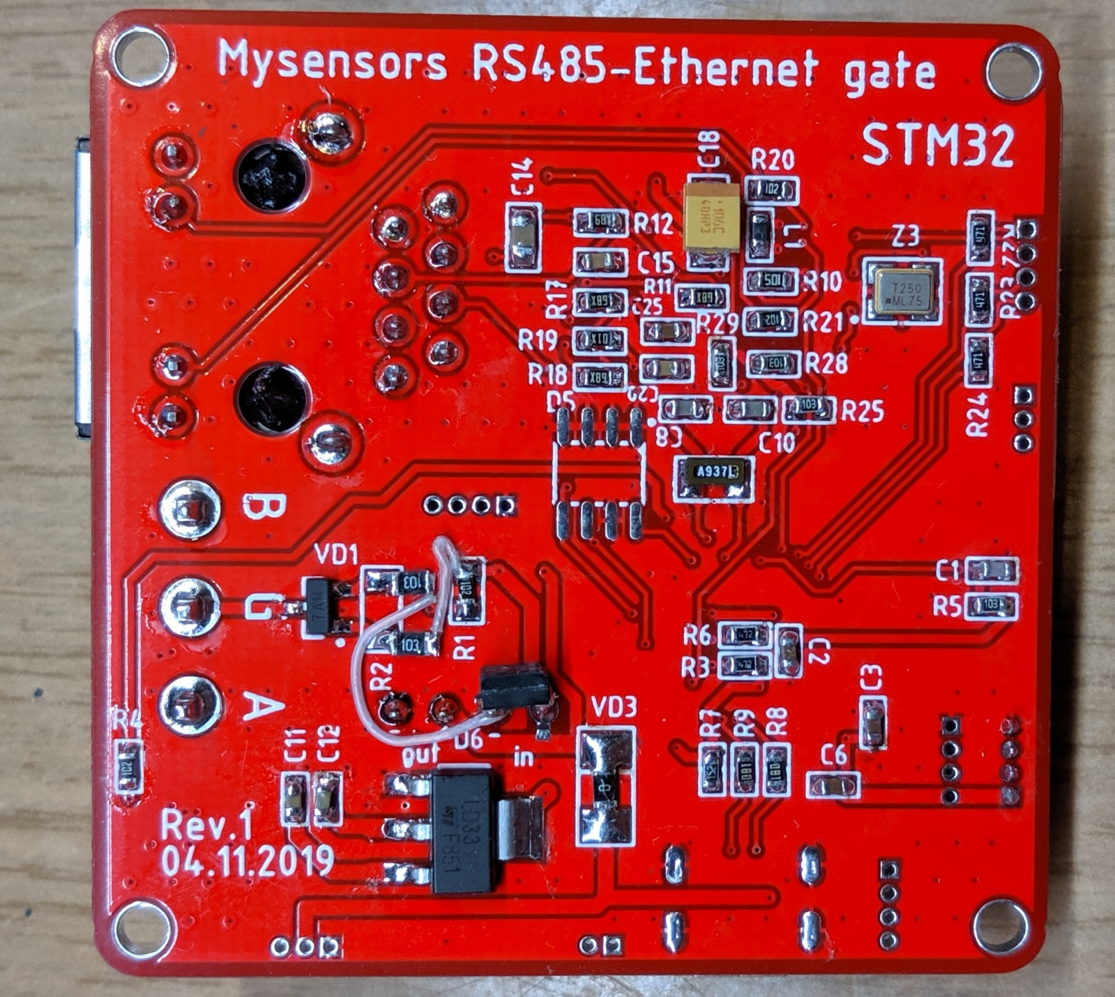 IoT шлюз Ethernet-RS485 на базе STM32 - 10