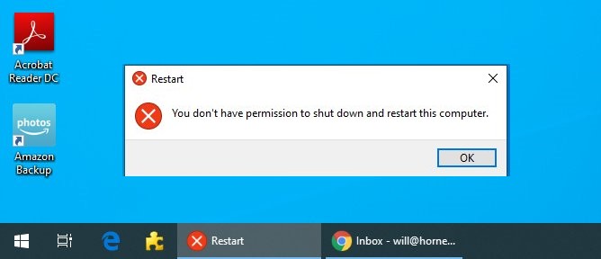 Пользователи стали жаловаться, что не могут выключить или перезагрузить ПК с Windows 10 из-за ошибки - 1