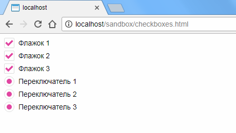 Стилизация флажков и переключателей с использованием CSS3 - 4 image
