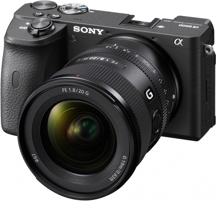 Sony представила ультраширокоугольный высококлассный объектив FE 20 мм f/F1,8 G за 0