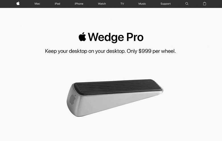 400-долларовые колёсики для нового Mac Pro не имеют фиксаторов