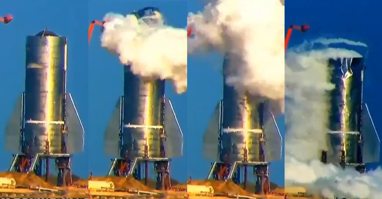 SpaceX провела испытание прототипа Starship SN1, которое закончилось взрывом - 5
