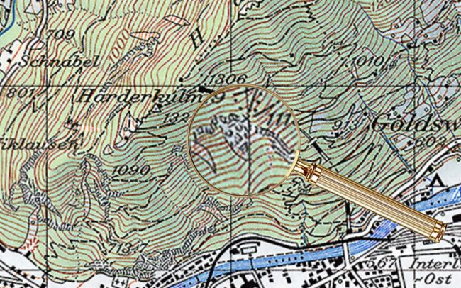 Пасхалки на топографических картах Швейцарии - 5