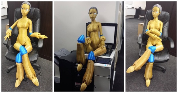 Роботика — 3D-печатная кукла ростом с человека - 1
