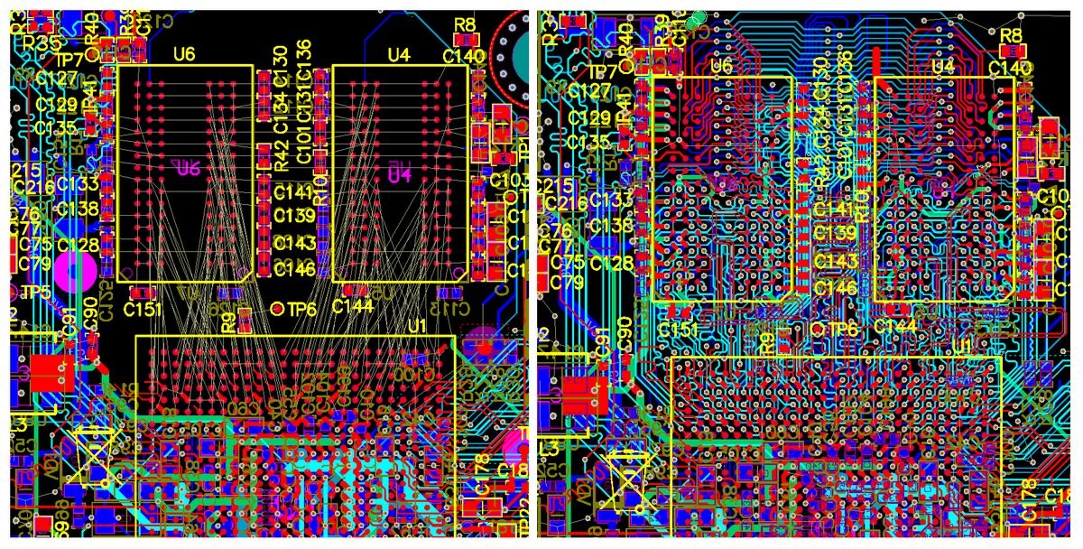 Разработка модуля на iMX8 от NXP. Особенности переноса трассировки DDR - 3