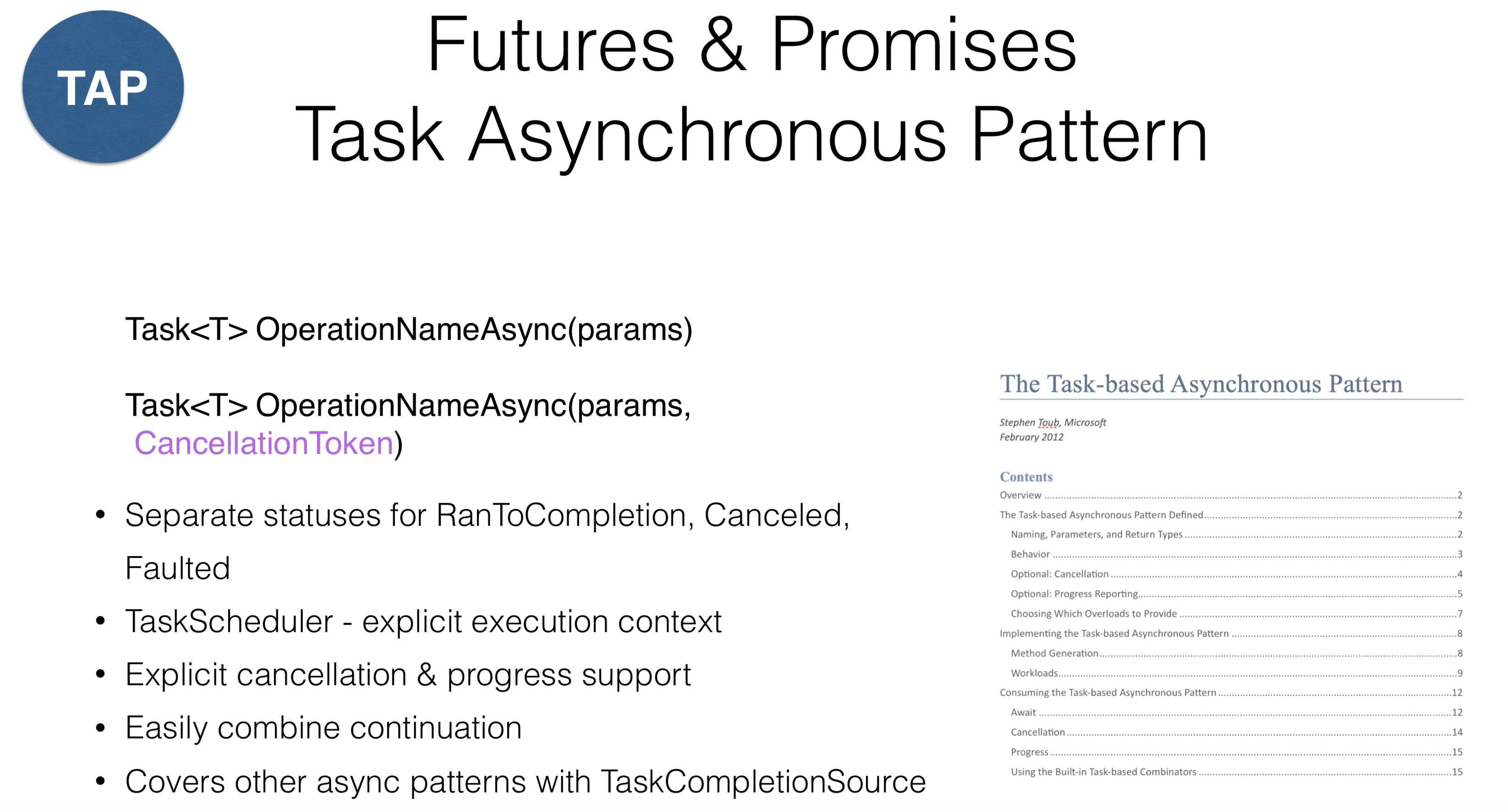 Async programming in .NET: Best practices - 6