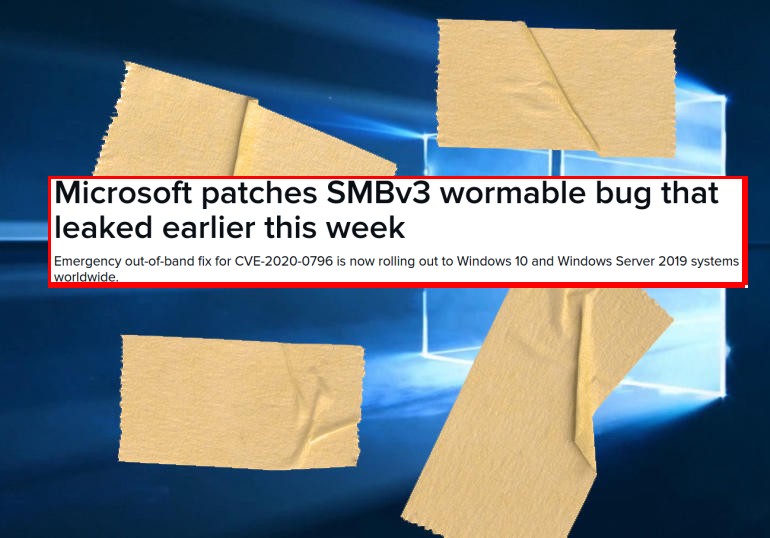 Microsoft экстренно выпустила патч для недавно обнаруженной уязвимости в SMBv3 - 1