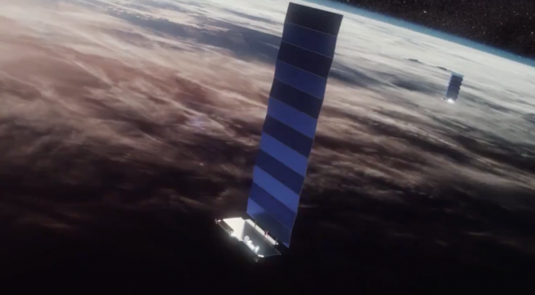 SpaceX произвела успешный запуск 60 микроспутников Starlink