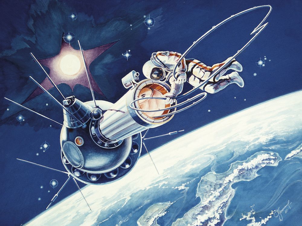 Роскосмос опубликовал бортовой журнал Леонова о первом выходе в открытый космос и полетные документы корабля «Восход-2» - 2