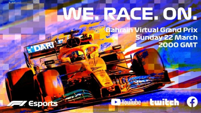22 марта 2020 года стартует виртуальный чемпионат F1 Esports Virtual Grand Prix с участием гонщиков Формулы 1 - 1
