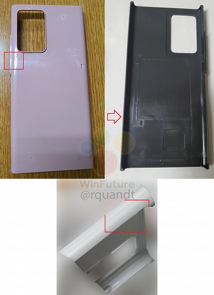Первое фото позволяет понять, как будет выглядеть Samsung Galaxy Note20