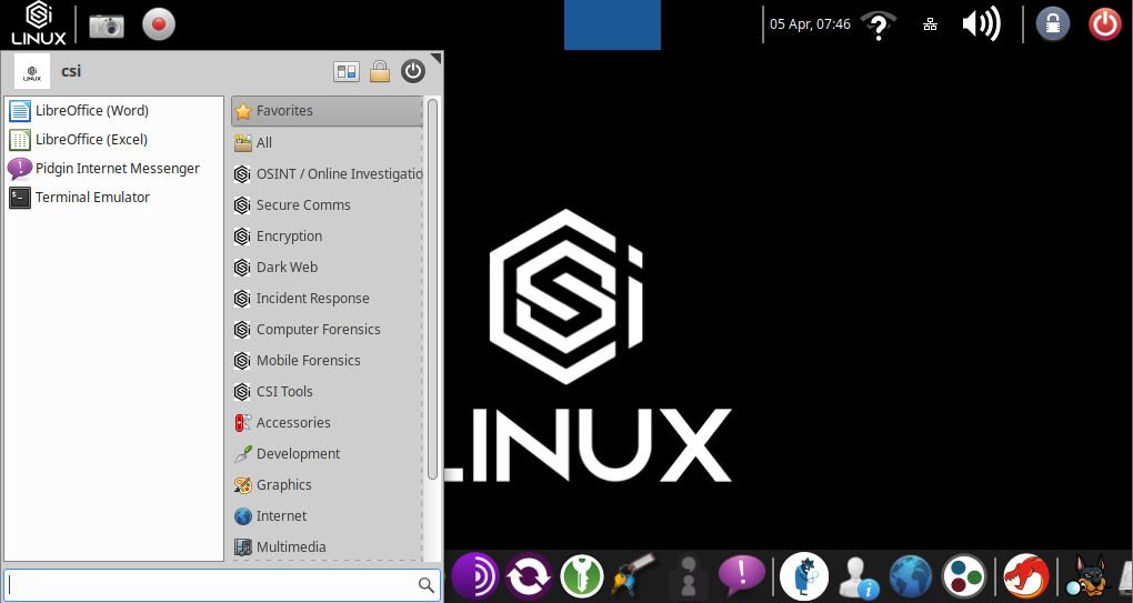 CSI Linux: linux-дистрибутив для кибер-расследований и OSINT - 2