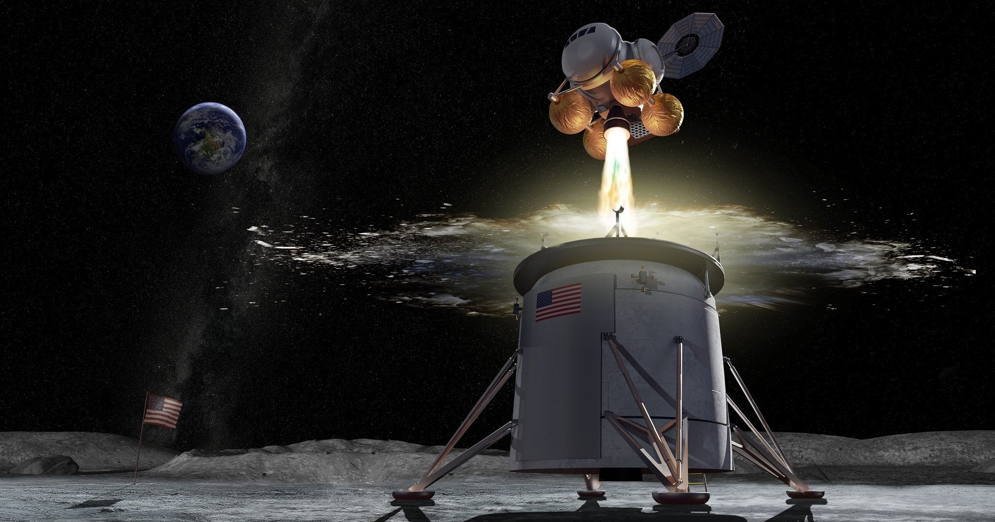 В НАСА представили амбициозный план освоения Луны