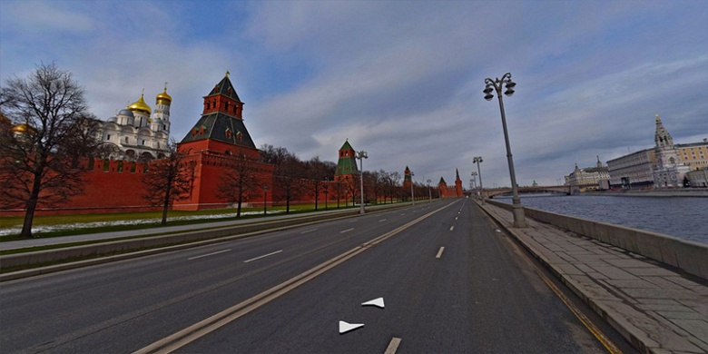 Панорамы самоизоляции. Яндекс предлагает полюбоваться на пустую Москву