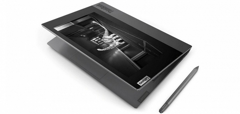 Ноутбук Lenovo ThinkBook Plus с дополнительным экраном E Ink поступил в продажу. В США за устройство просят от 1200 долларов