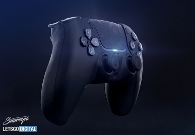 PlayStation 5 впервые показали с черным геймпадом DualSense на неофициальных рендерах