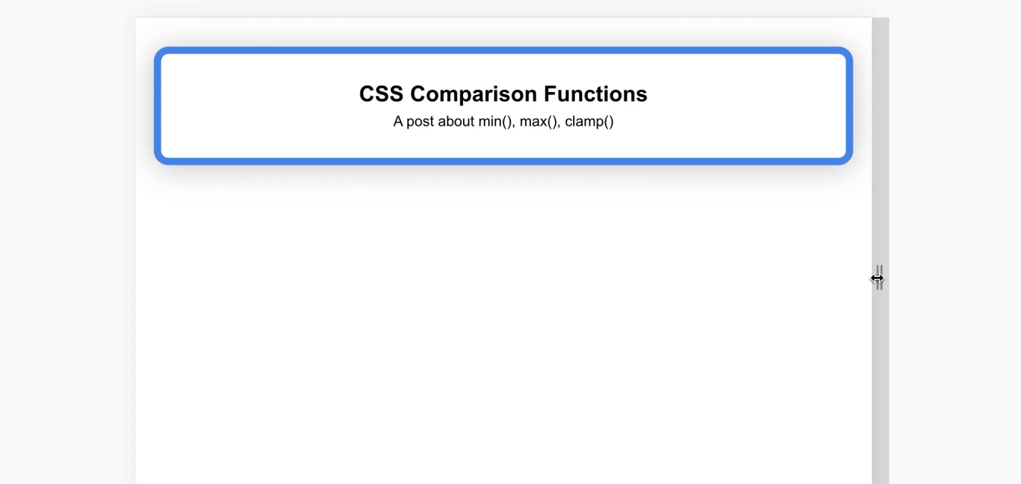 CSS-функции min(), max() и clamp() - 21