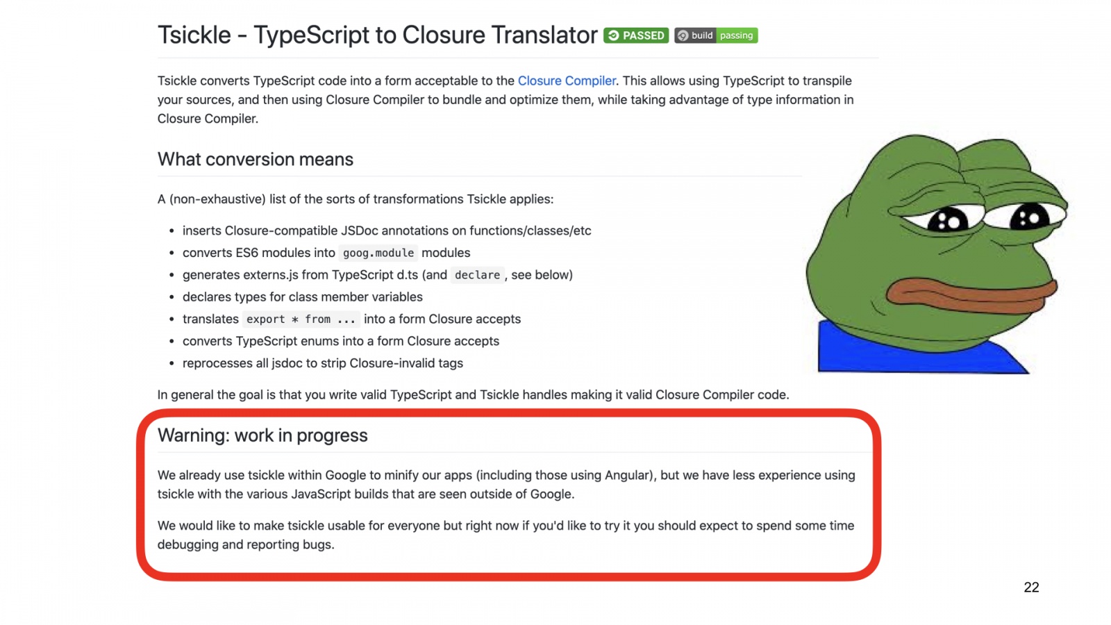 Минифицируем приватные поля в TypeScript. Доклад Яндекса - 22