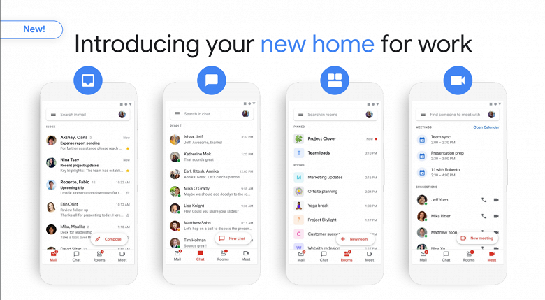 Полностью новый Gmail сделает работу из дома удобной