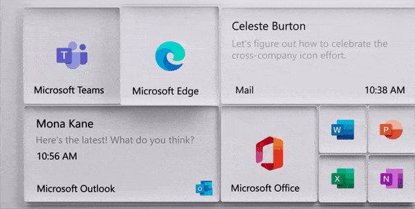 Microsoft показала ненастоящее меню «Пуск» и новый дизайн иконок 
