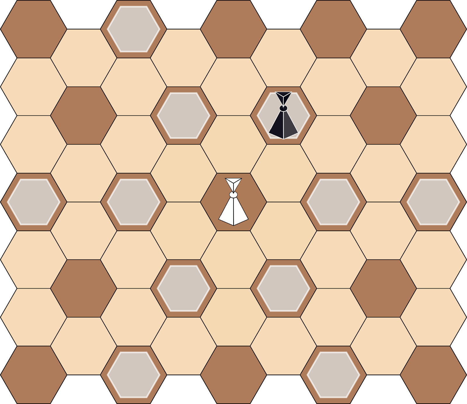 4 угла хорошо, а 6 лучше: гексагональные шахматы в консоли и с ботом - 7