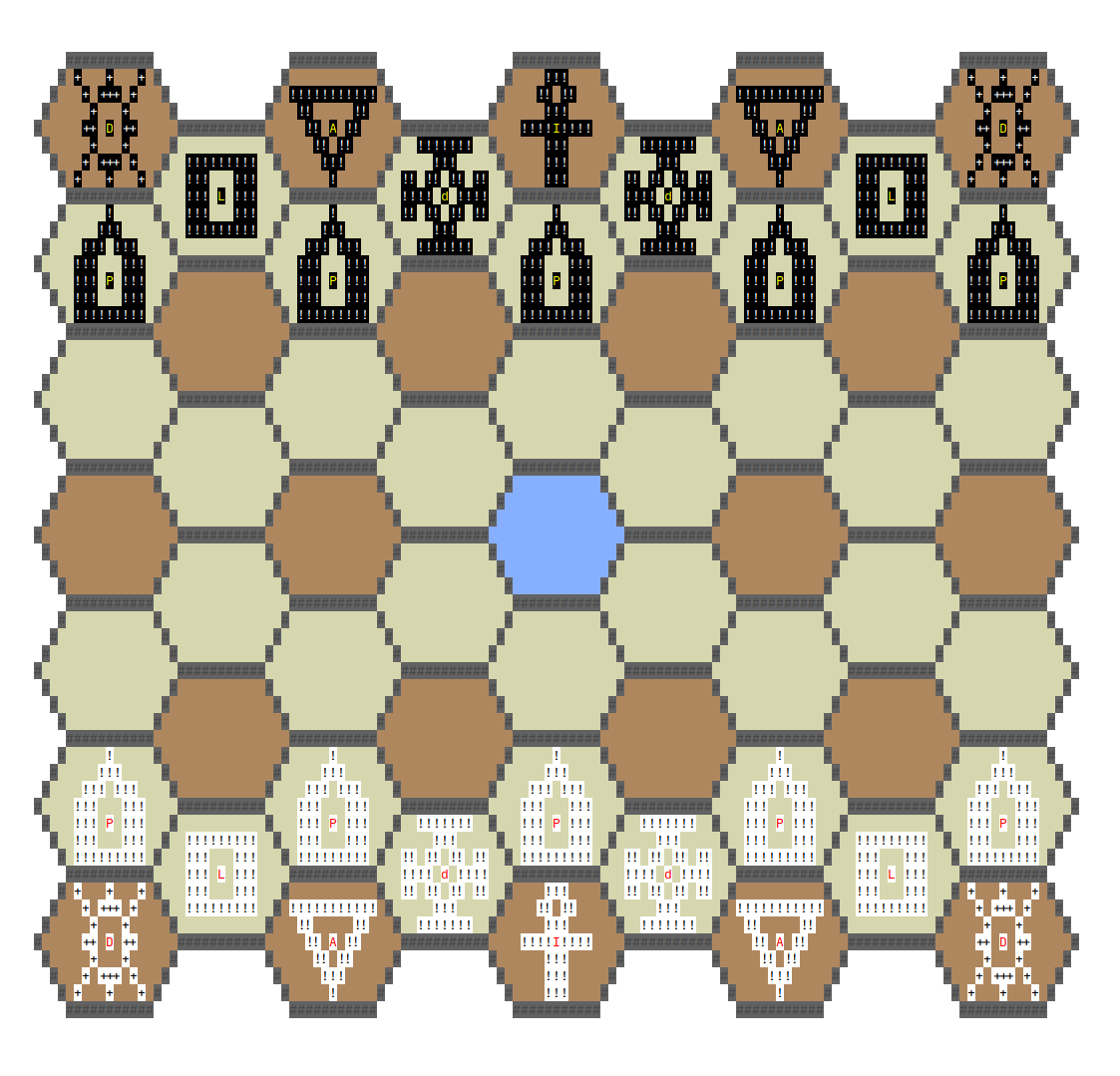4 угла хорошо, а 6 лучше: гексагональные шахматы в консоли и с ботом - 1