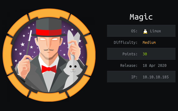 HackTheBox. Прохождение Magic. Password spraying. Mysqldump и LPE через sysinfo - 1