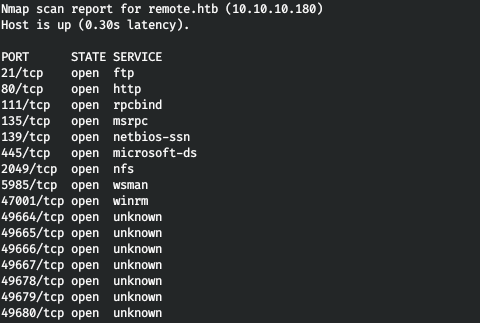 HackTheBox. Прохождение Remote. NFS, RCE в CMS Umbraco и LPE через UsoSvc - 3