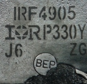 Смотрим полевой транзистор IRF4905 фирмы International Rectifier с технологией HEXFET 5-ого поколения - 1