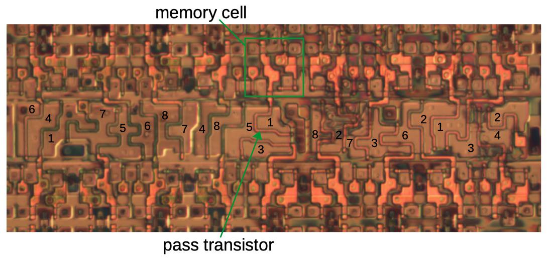 Обратная разработка XC2064 — первой микросхемы FPGA - 27