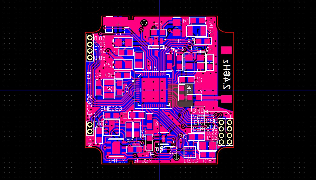 Мультисенсорный беспроводной микро DIY датчик - 6