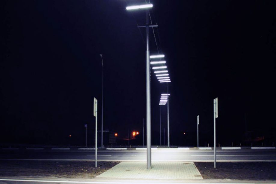Подсветка перехода в Красноярске: такие “зебры” во много раз безопаснее для пешеходов © 1-Line